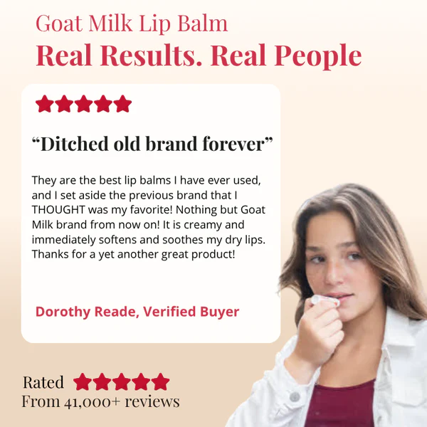 Raspberry Goat Milk Lip Balm - Image 9