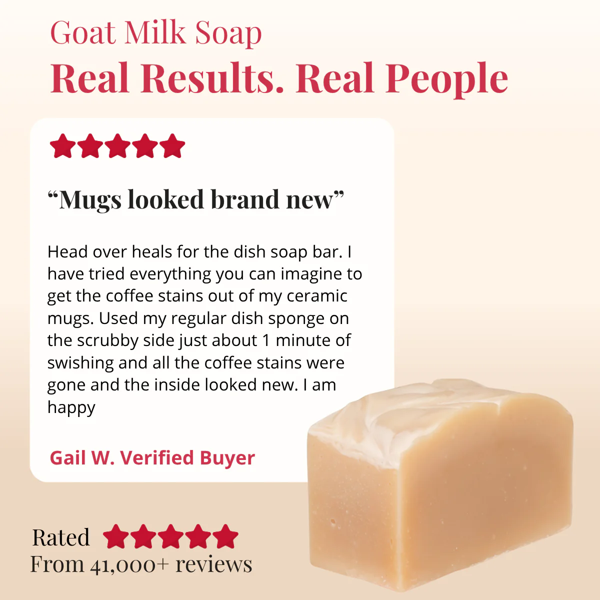 Dish Washing Goat Milk Soap - Image 12