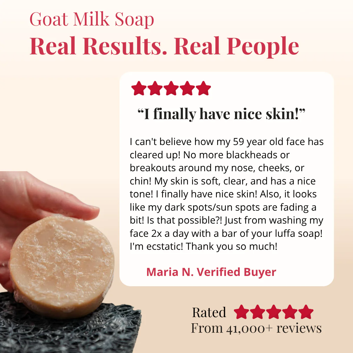 Luffa Tea Tree Goat Milk Soap - Image 12
