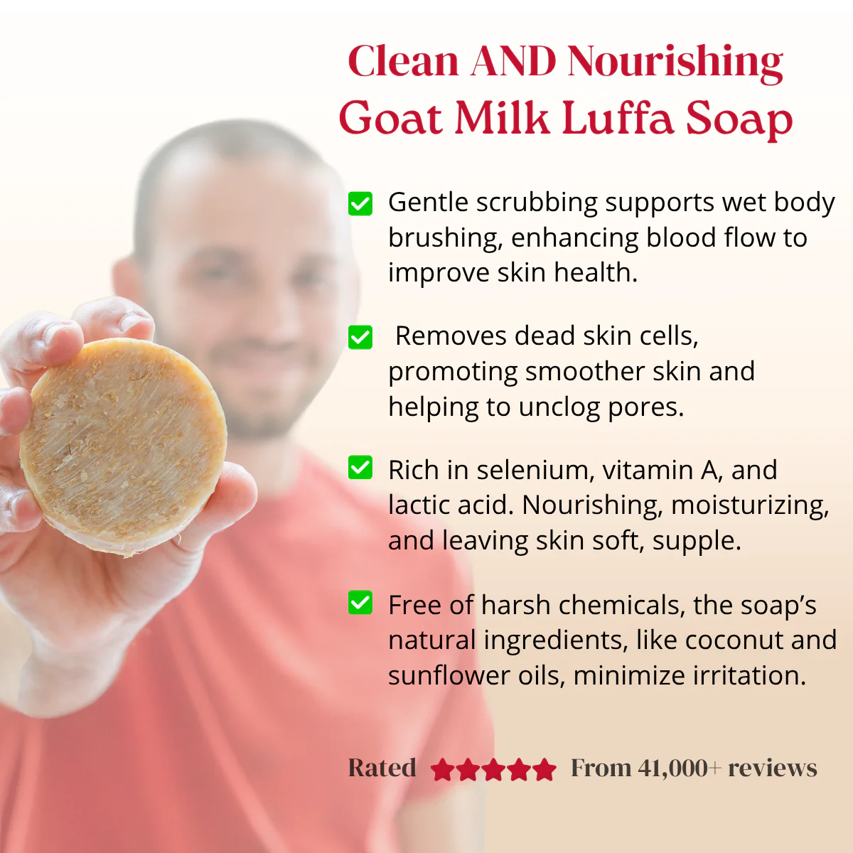 Luffa Tea Tree Goat Milk Soap - Image 9