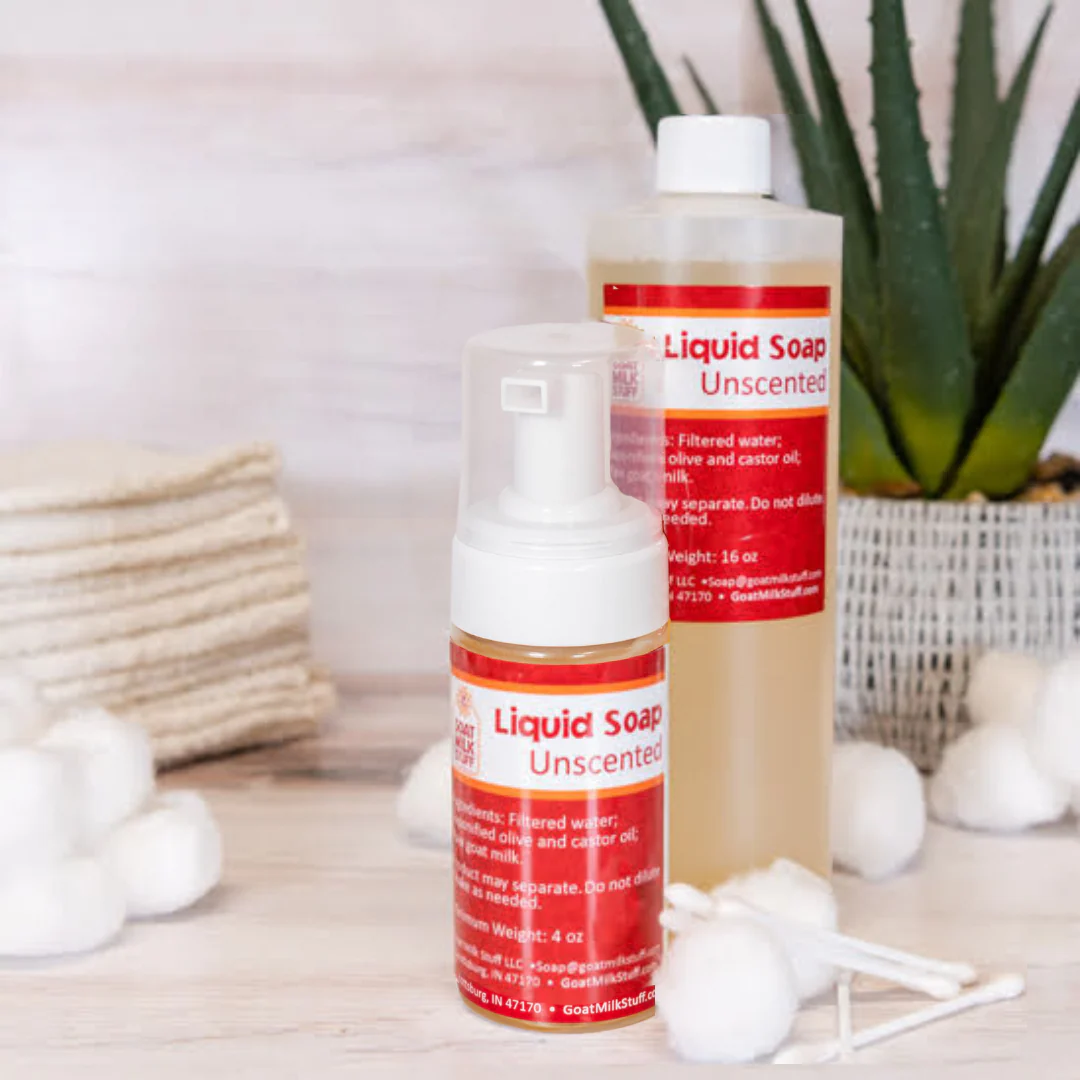 Unscented Refill Liquid Goat Milk Soap - Image 4