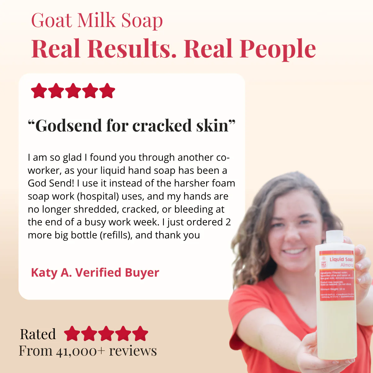 Lavender Foamer Bottle Liquid Goat Milk Soap - Image 15