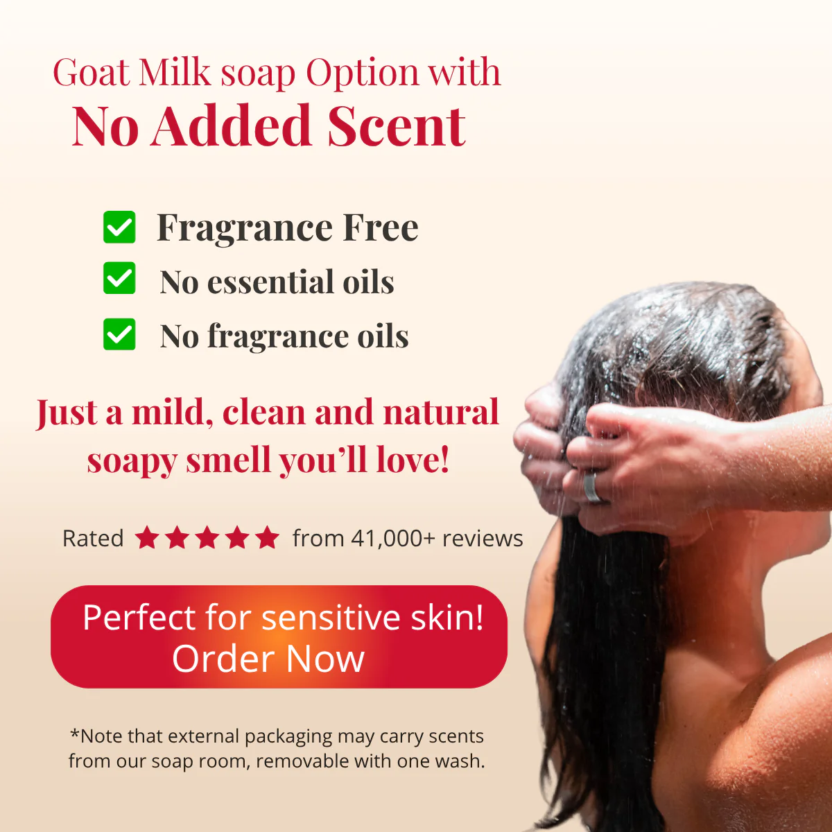 Shampoo Lavender Goat Milk Soap - Image 9